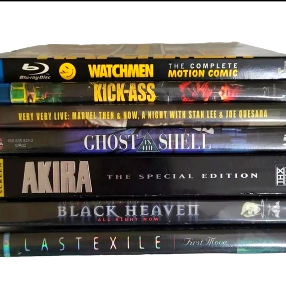 Lot of 7 DVD movies. Akira, Ghost In The Shell, Last Exile, Marvel Doc, Watchmen - Picture 1 of 9
